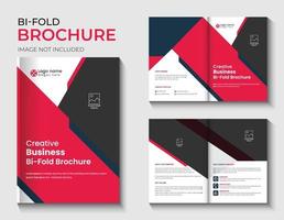Vector corporate company profile business bifold brochure design and creative Modern Trendy cover layout concept A4 Format