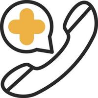 Emergency Call Vector Icon Design