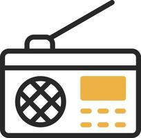 diseño de icono de vector de radio