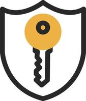 Private Key Vector Icon Design