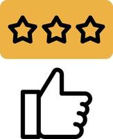 Rating Vector Icon Design