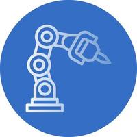 Robotic Arm Vector Icon Design