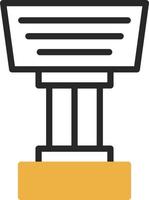 Stand Vector Icon Design