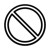 Prohibited Icon Design vector