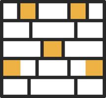 Brick Wall Vector Icon Design