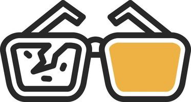 diseño de icono de vector de gafas de lectura