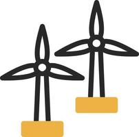 Windmill Vector Icon Design