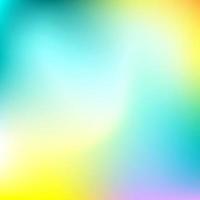 Colorful gradient. Blurred abstract background. Backdrop. Smooth transitions of green, purple and yellow colors. vector