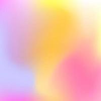 Colorful pastel gradient. Blurred abstract background. Smooth transitions of pink and yellow colors. Backdrop. vector