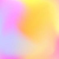 Colorful pastel gradient. Blurred abstract background. Smooth transitions of pink and yellow colors. Rainbow backdrop. vector