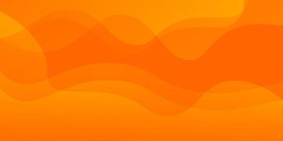 Gradient Orange waves background vector. Fluid gradient shapes composition vector