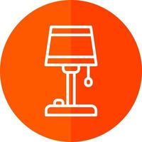 Floor Lamp Vector Icon Design