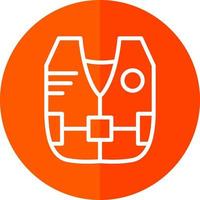 Life Jacket Vector Icon Design