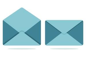 Mail Open And Closed vector