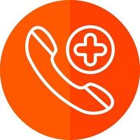 Emergency Cal Vector Icon Design