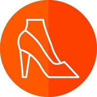 diseño de icono de vector de tacones altos