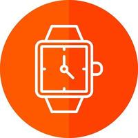 diseño de icono de vector de reloj de pulsera