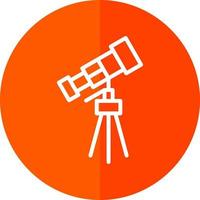 Telescope Vector Icon Design