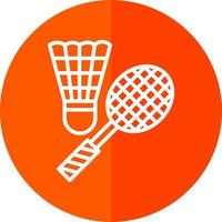 Badminton Vector Icon Design