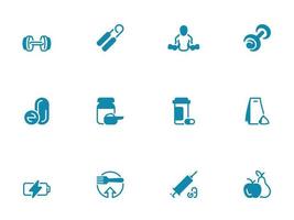 Simple vector icon on a theme sports and sports supplements