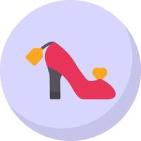 Female Footwear Vector Icon Design