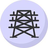 Electric Tower Vector Icon Design