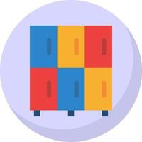 Locker Vector Icon Design