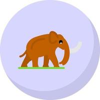 diseño de icono de vector de mamut