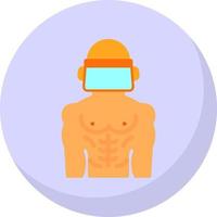 diseño de icono de vector de cuerpo