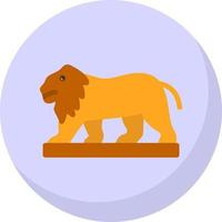 diseño de icono de vector de león