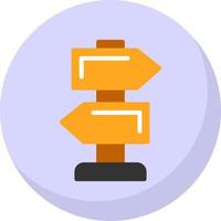 Directions Vector Icon Design