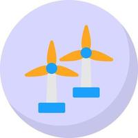 Windmill Vector Icon Design