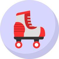 Roller Skate Vector Icon Design