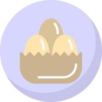 Eggs Vector Icon Design