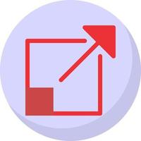 Resize Vector Icon Design