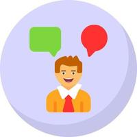 diseño de icono de vector de conversación