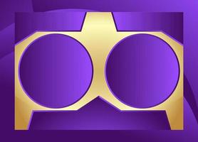 Abstract purple background with circle shapes. Eps 10. vector