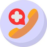 Emergency Call Vector Icon Design