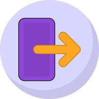 Exit Vector Icon Design