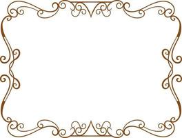 carved classic style vector wedding ornament