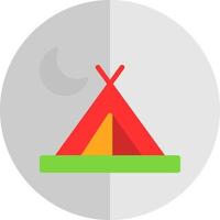 Tent Vector Icon Design