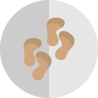 Footprint Vector Icon Design