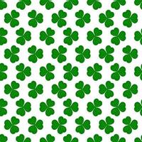 Seamless Pattern with Three-leaf Clover for Saint Patrick's Day. Design for Fashion Prints, Textiles, Wallpaper, Wrapping Paper vector