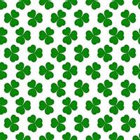 Seamless Pattern with Three-leaf Clover for Saint Patrick's Day. Design for Fashion Prints, Textiles, Wallpaper, Wrapping Paper vector