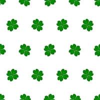 Seamless Pattern with Four-leaf Clover for Saint Patrick's Day. Design for Fashion Prints, Textiles, Wallpaper, Wrapping Paper vector