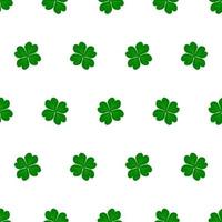 Seamless Pattern with Four-leaf Clover for Saint Patrick's Day. Design for Fashion Prints, Textiles, Wallpaper, Wrapping Paper vector