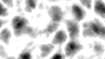 Preto e branco cor Sombrio brilho posterizado fractal ruído animação video