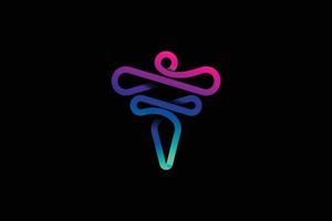 libélula comercial financiero belleza logo vector