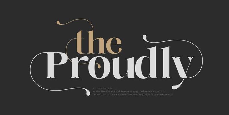 Elegant alphabet letters font and number. Typography Luxury classic lettering serif fonts decorative logo wedding vintage retro concept. vector illustration