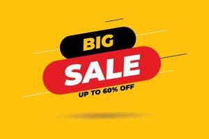 Free vector creative big sales banner